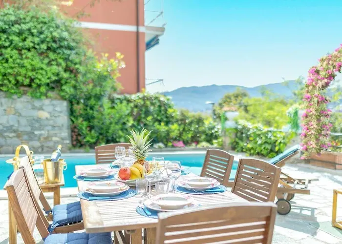 Portofino Piscina Privata • Giardino • 3 Parcheggi Villa Rapallo